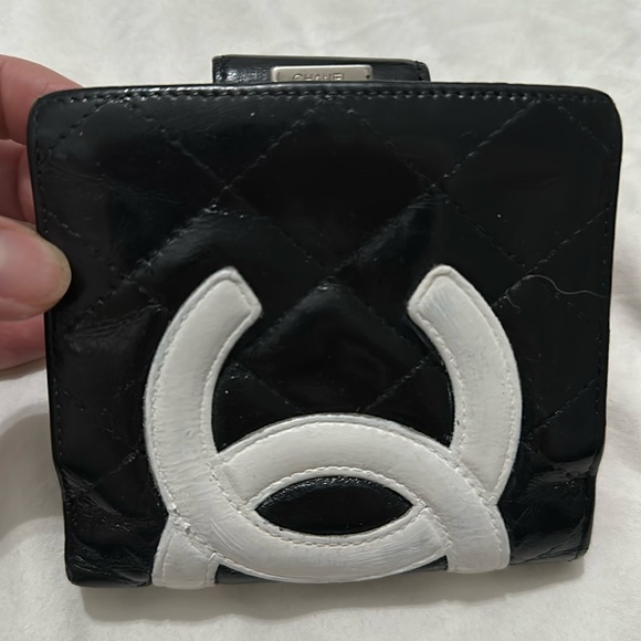 CHANEL Handbags - Chanel wallet black and hot pink